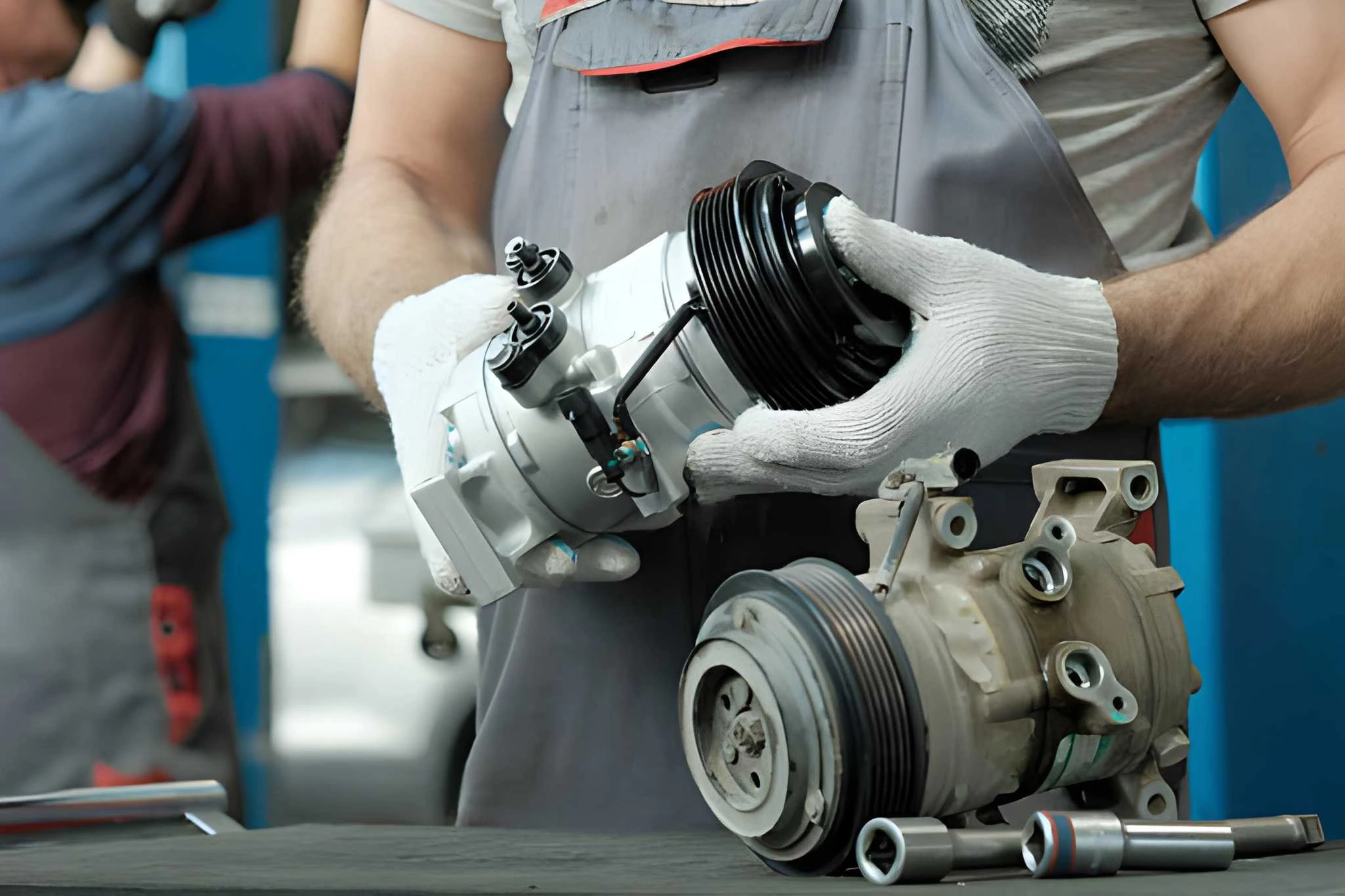 Mercedes AC Compressor Replacement