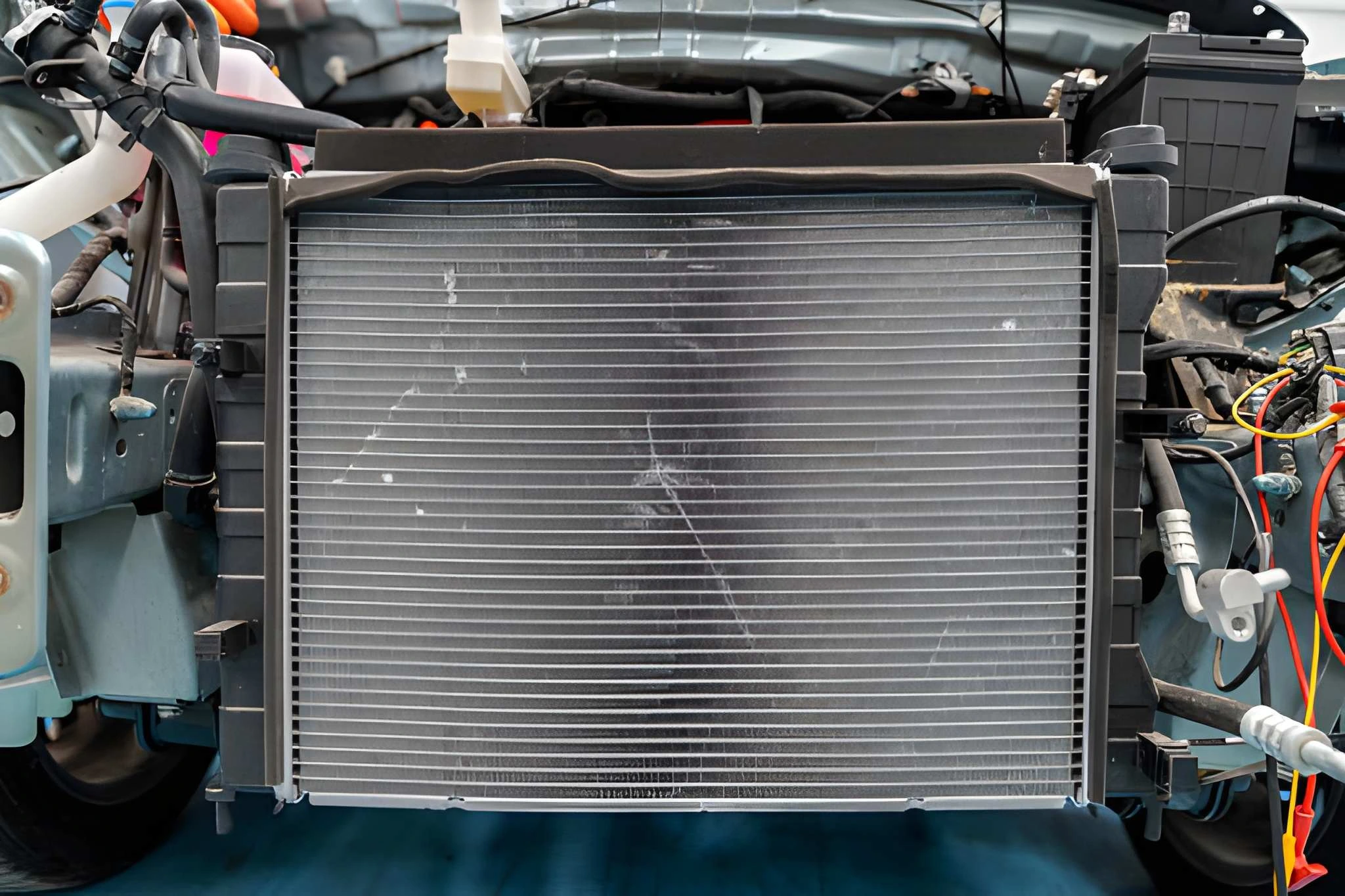 Mercedes AC Condenser Replacement