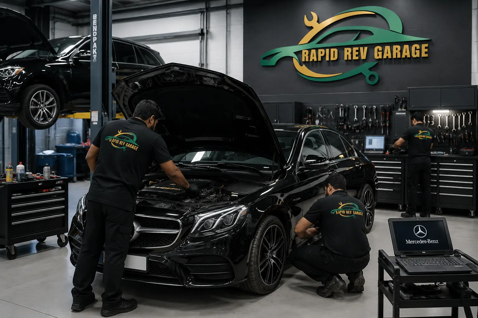 Mercedes repair garage in Dubai