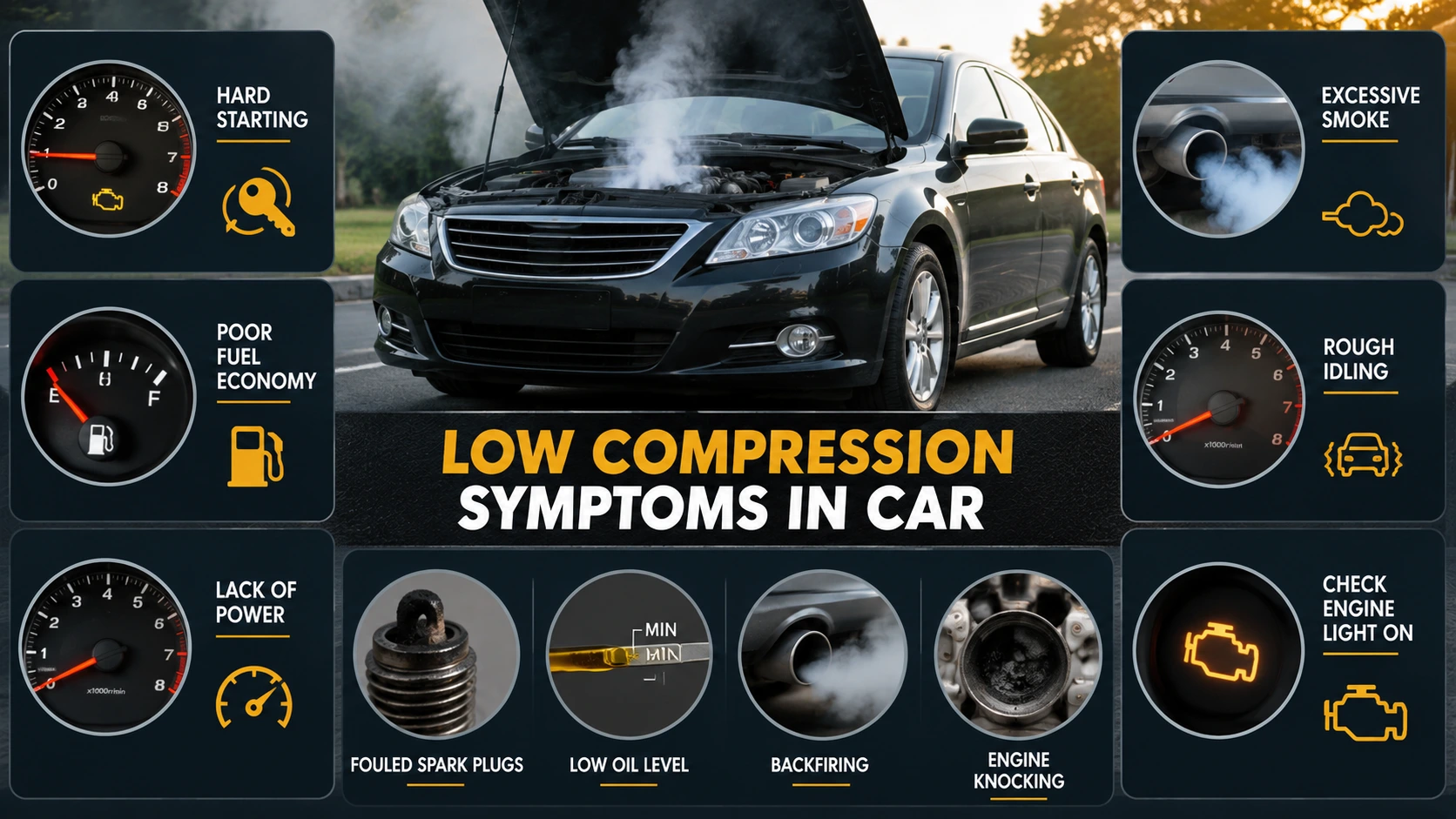 Low Compression Symptoms