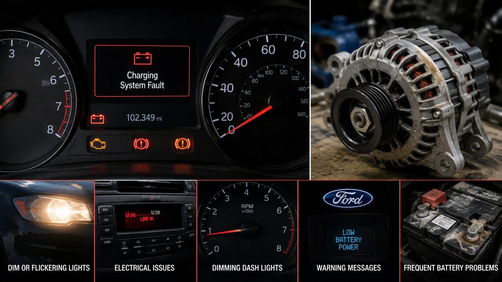 Ford Alternator Warning Signs