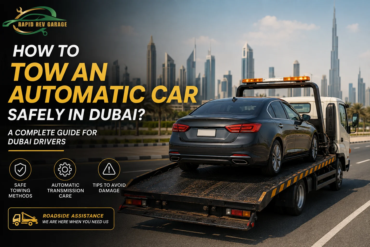 Tow an Automatic Car Safely with Rapid Rev Garage