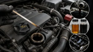 Engine Oil Turning Black