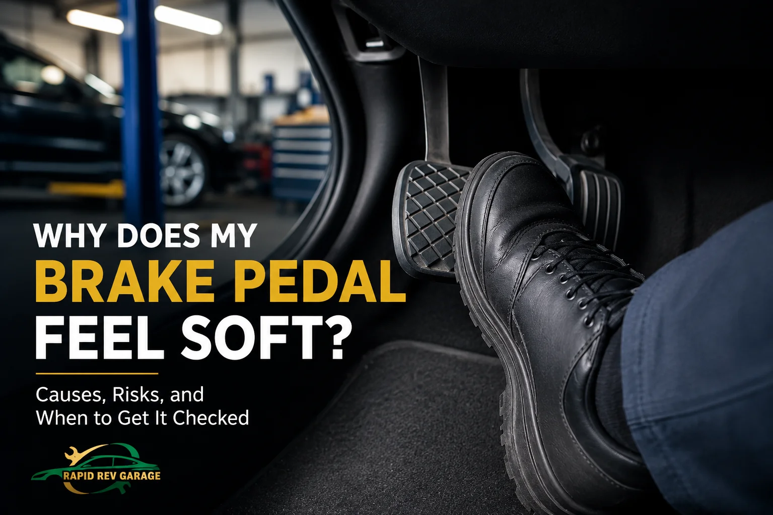 Brake Pedal Feel Soft? Call Expert Help Today.