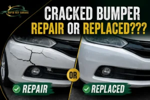 Cracked Bumper Repaired or Replaced