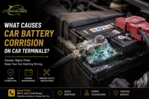 Car Battery Corrosion Causes on Car Terminals