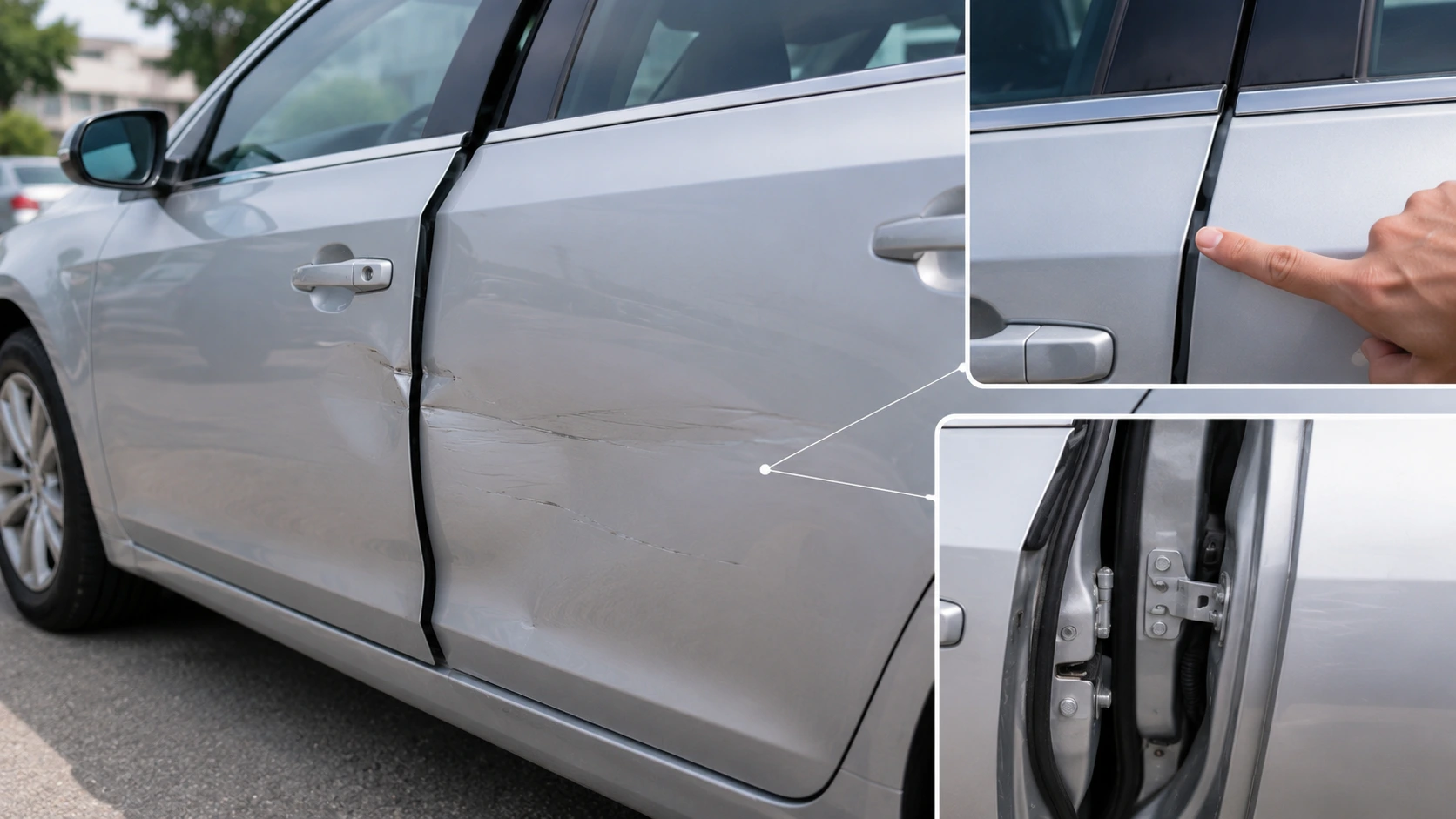 Car Door Misaligned After a Minor Accident