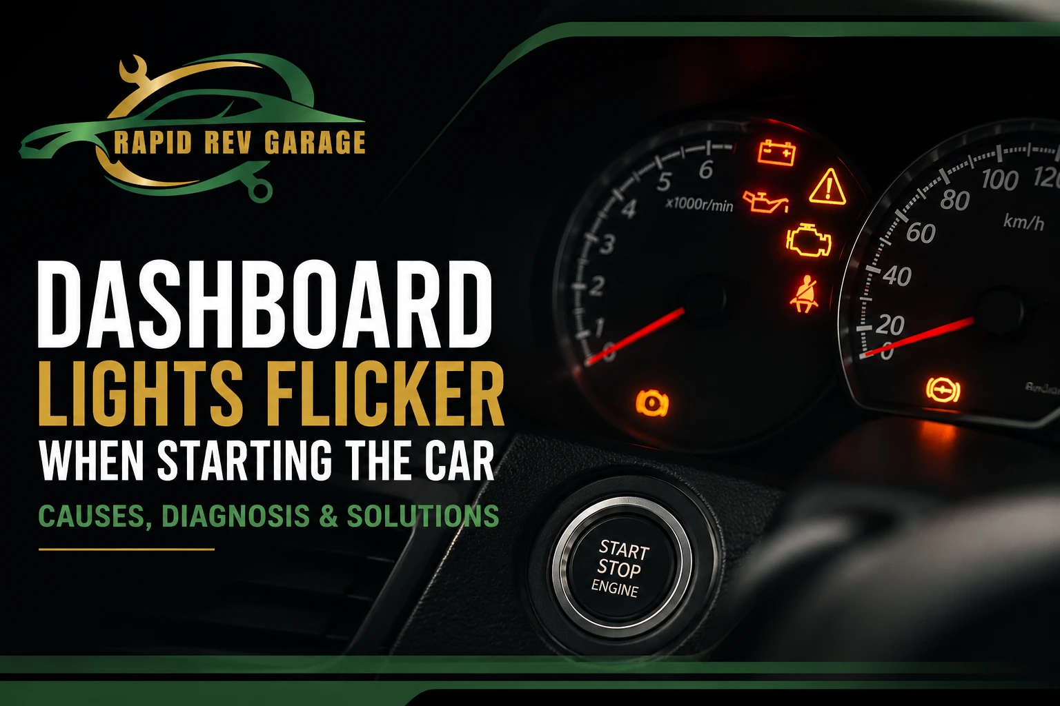 Dashboard Lights Flicker When Dashboard Lights Flicker When Starting the Carthe Car
