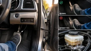 Brake Pedal Feels Spongy in Morning