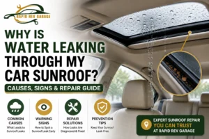 Water Leaks Through Sunroof
