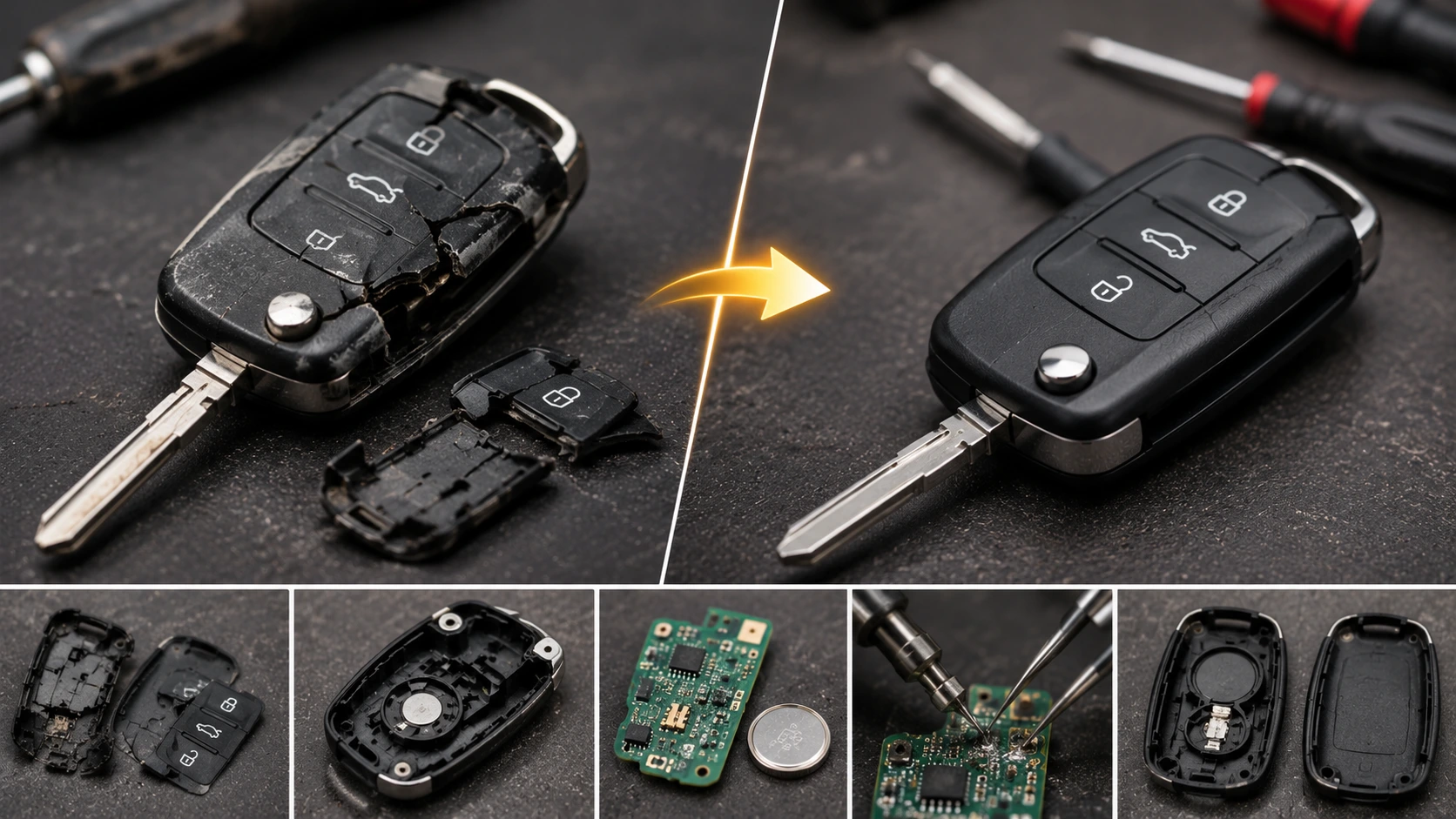 Damaged Car Key Be Repaired