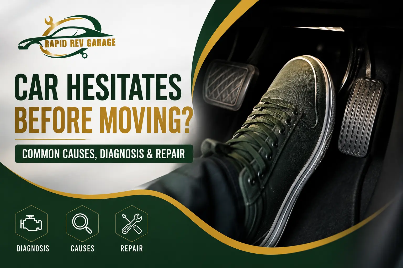 Car Hesitates Before Moving?