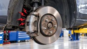 Car brakes squeaking