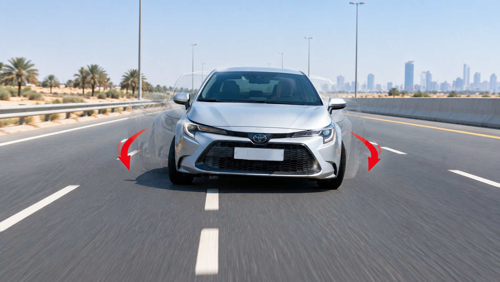 Vehicle Wanders on Straight Roads