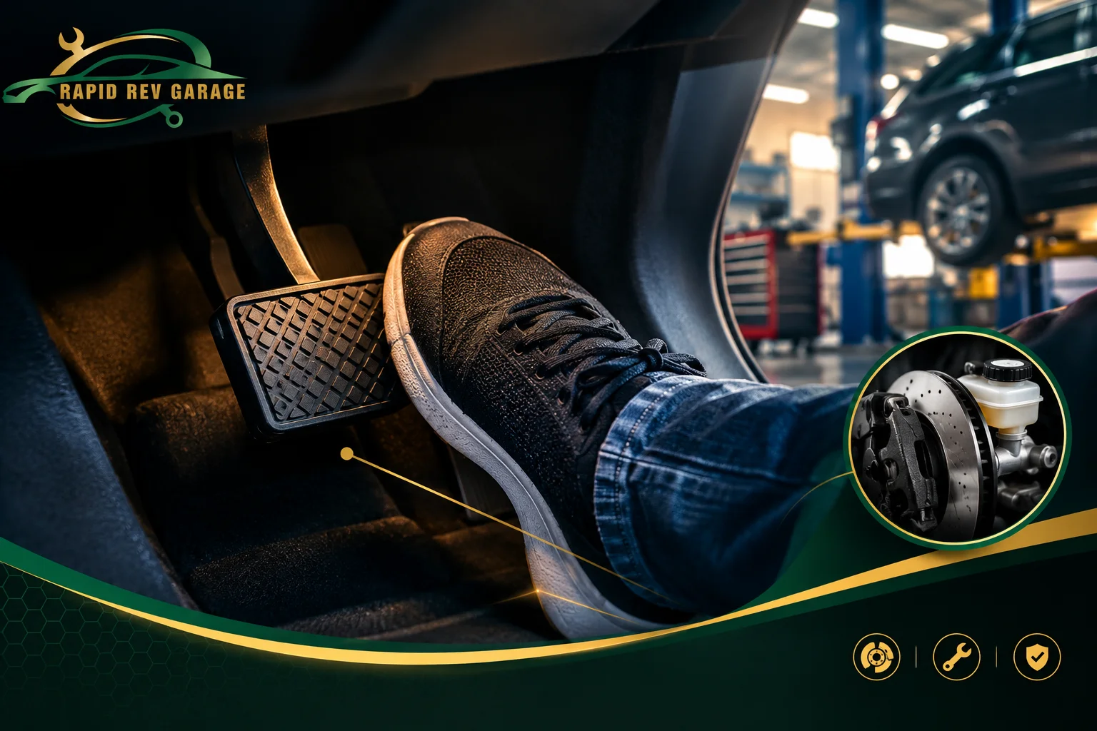 Brake Pedal Soft Repair in Dubai