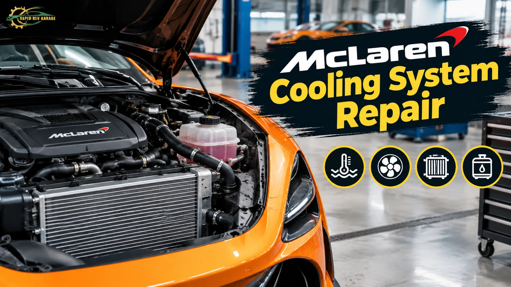 McLaren Cooling System Repair