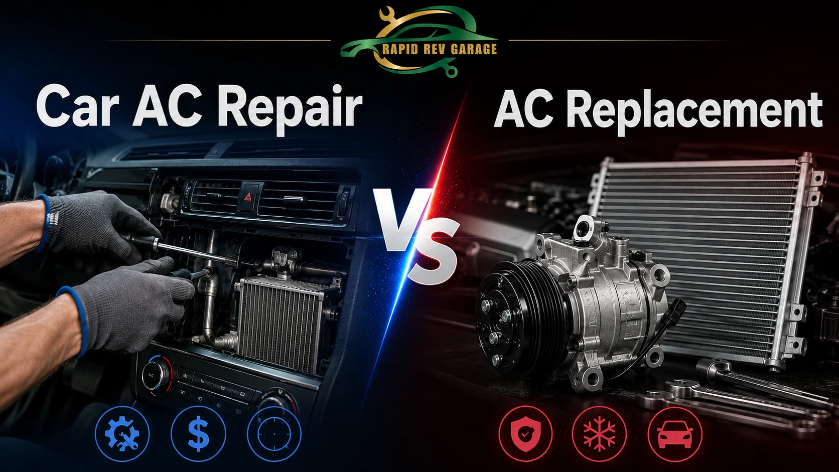 Car AC Repair vs AC Replacement