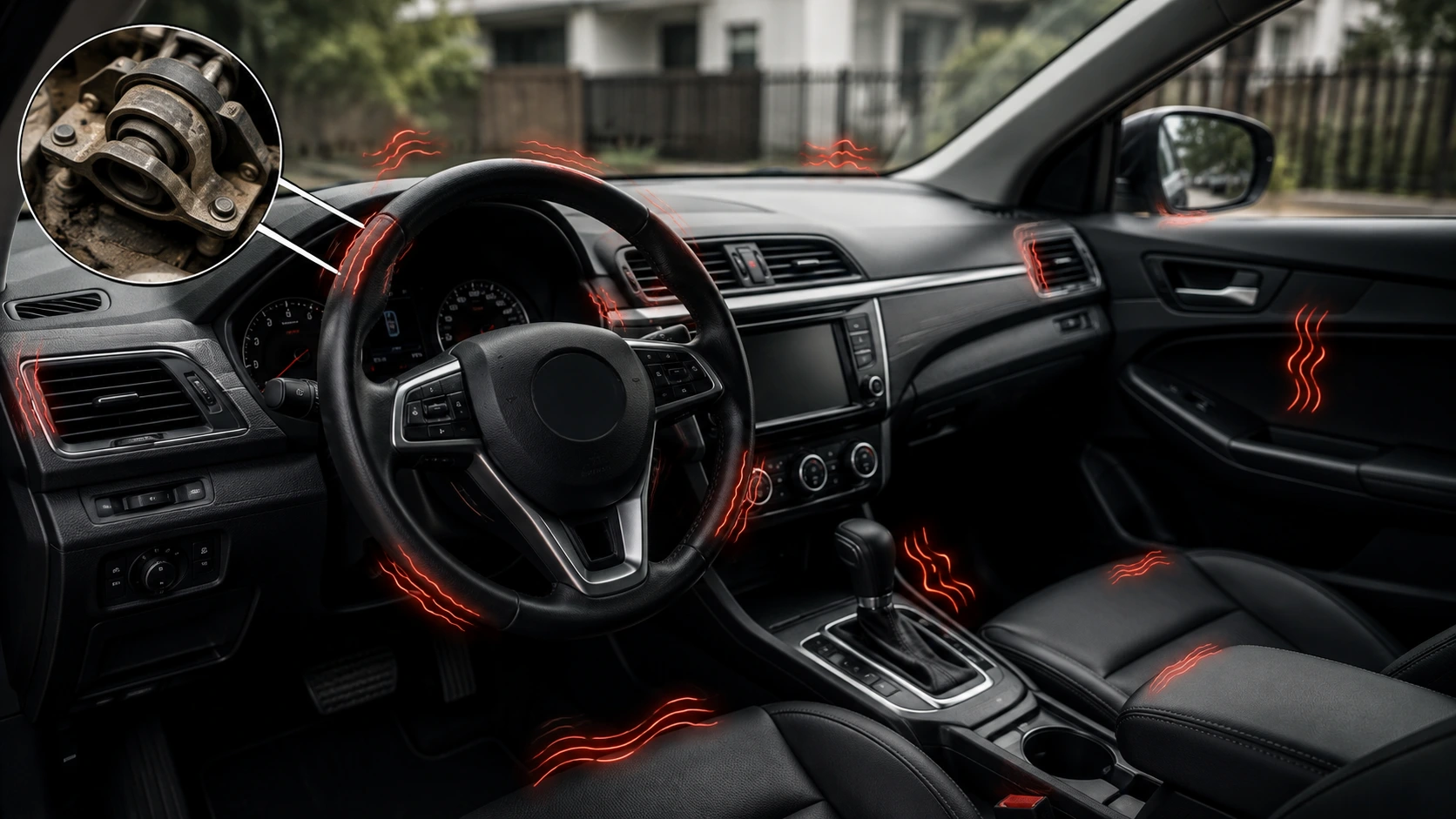 Car Cabin Vibrate While Stationary