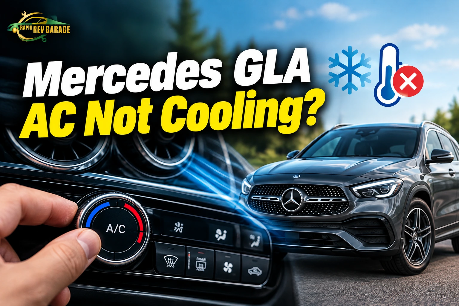Mercedes GLA AC Not Cooling