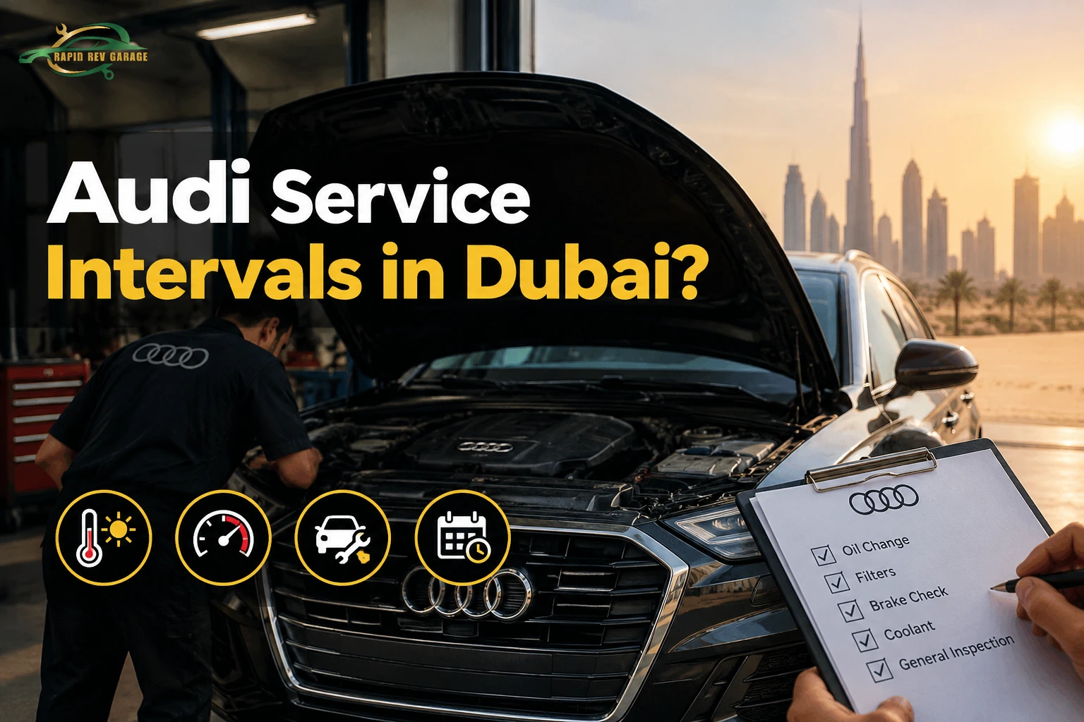 Audi Service Intervals in Dubai