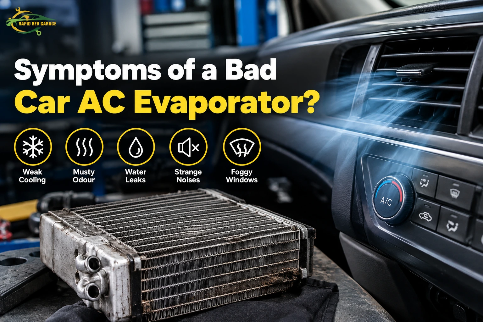 Bad Car AC Evaporator