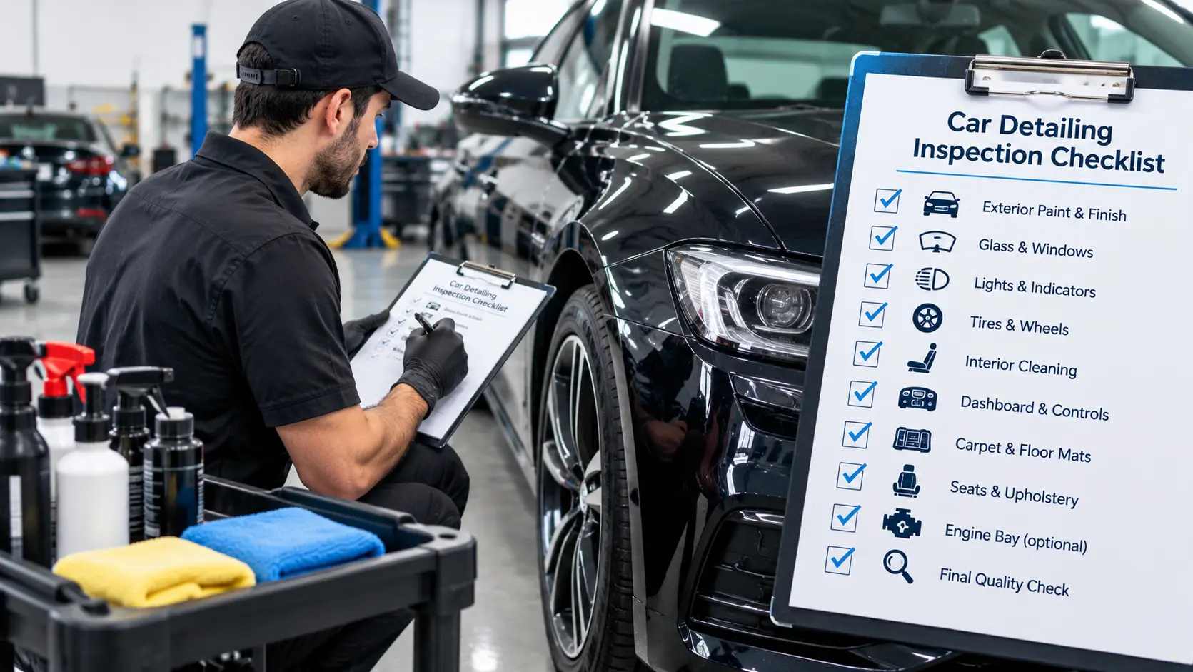 Car Detailing Inspection Checklist