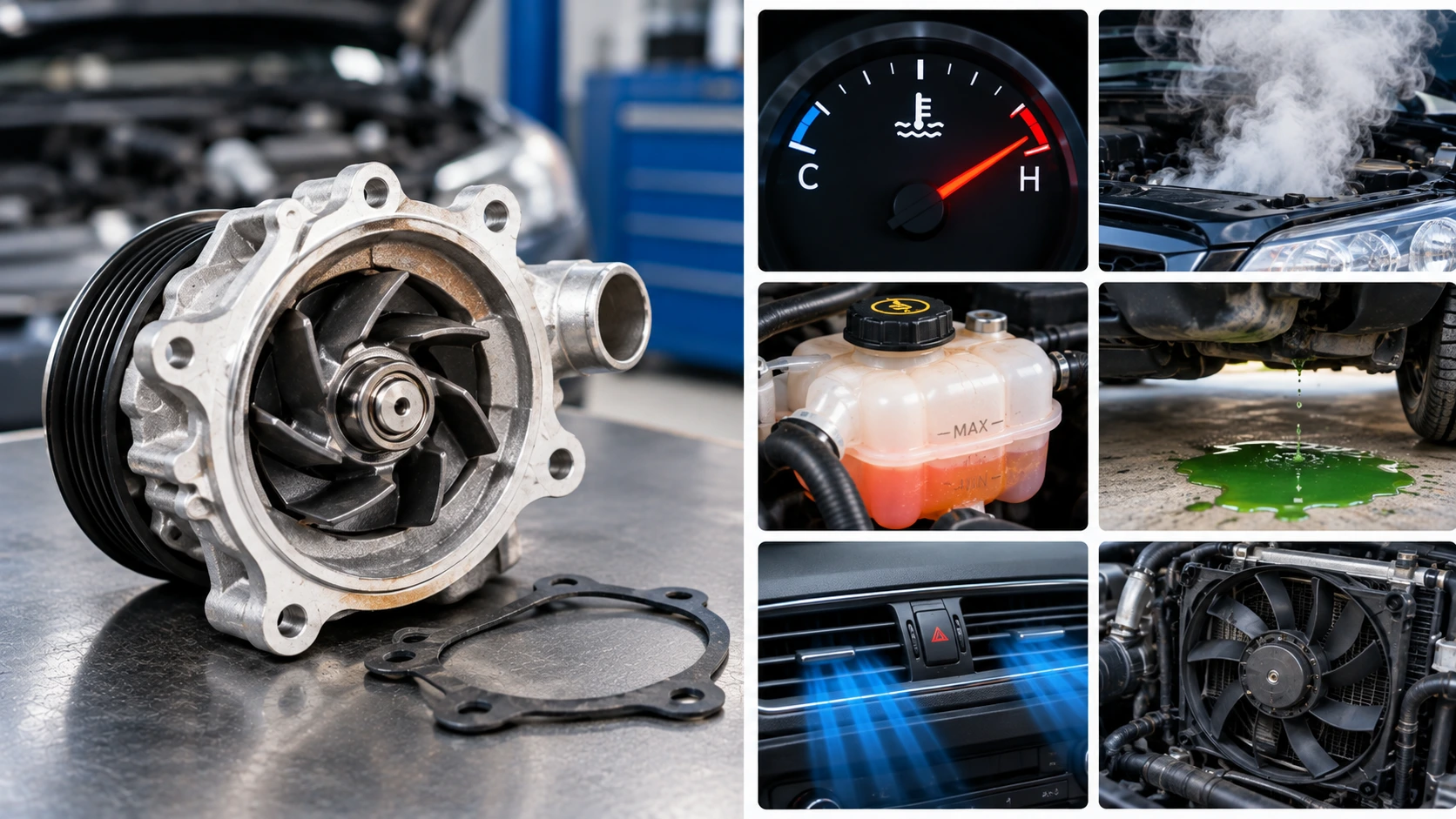 Failing Water Pump Symptoms