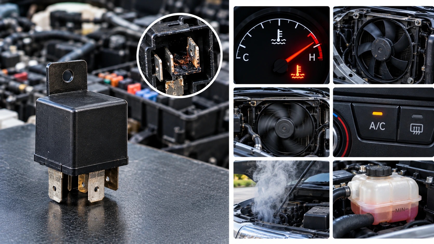 Bad Cooling Fan Relay Symptoms