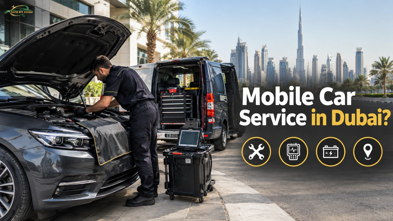 Mobile Car Service in Dubai