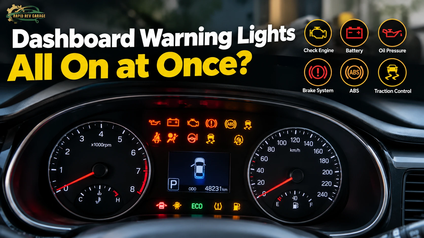 Dashboard Warning Lights All On at Once
