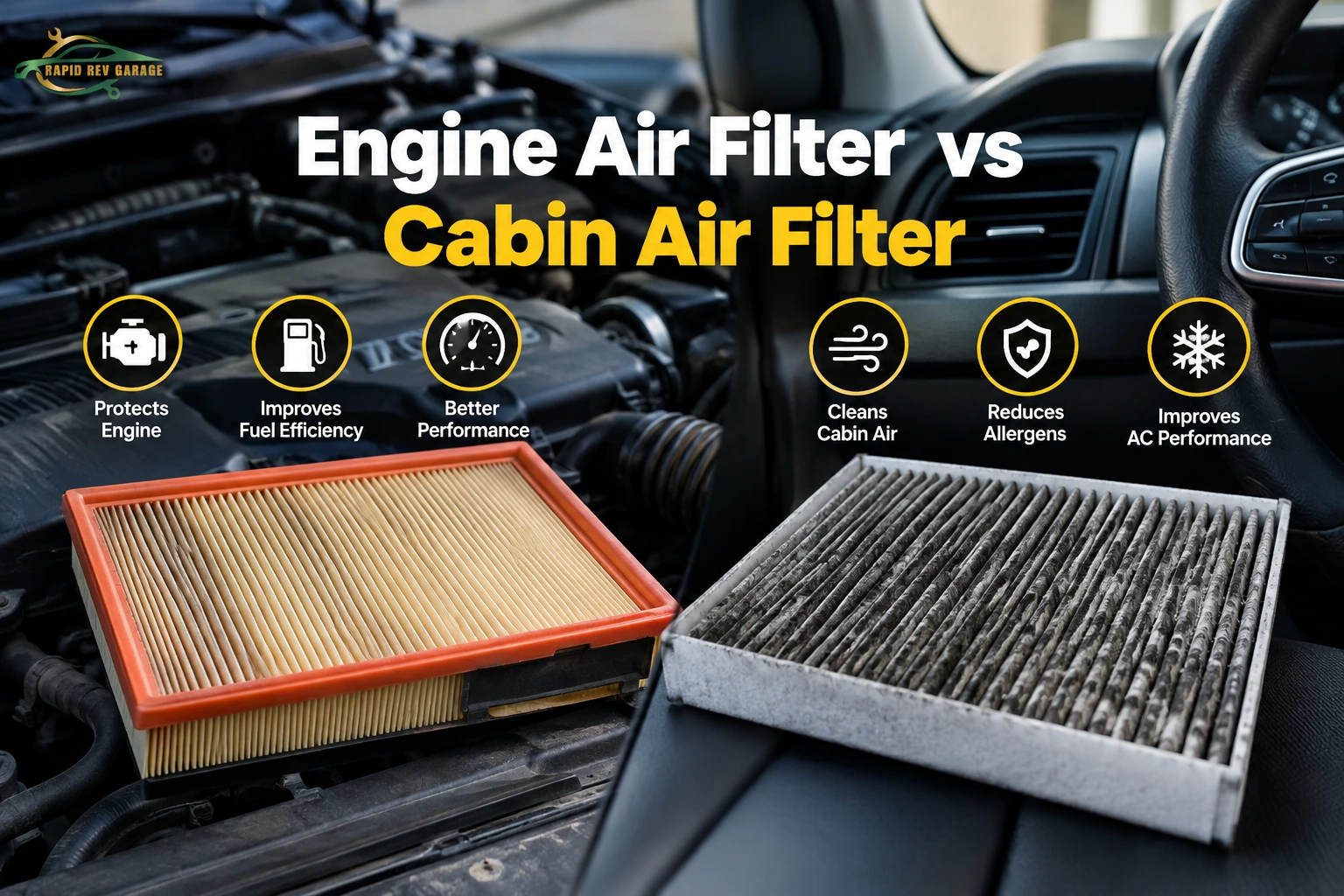 Engine Air Filter vs Cabin Air Filter