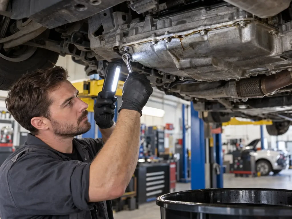 Engine Oil Leak Repair