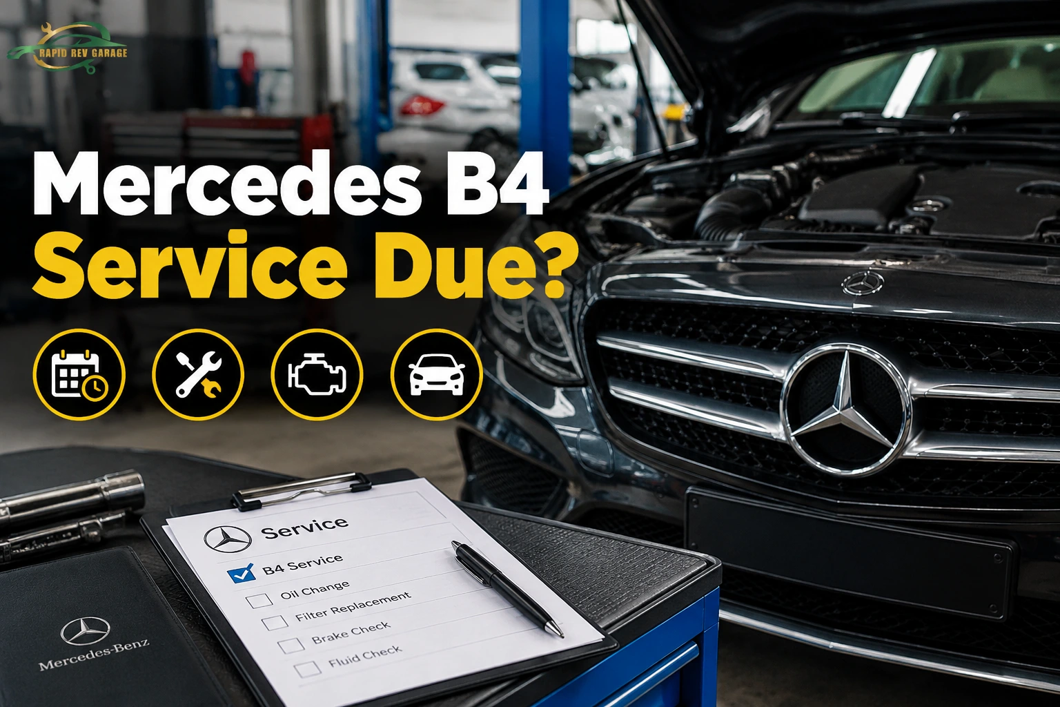 Mercedes B4 Service Due